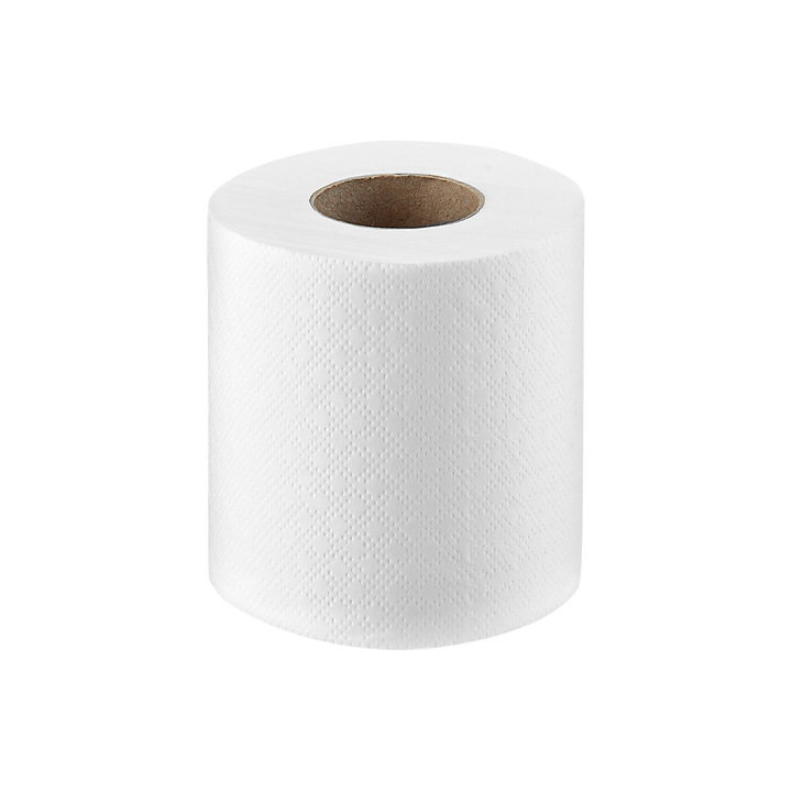 Toilettenpapier, 2-lagig, 100% Zellstoff, hochweiß, geprägt, perforiert, 32 Rollen (4x8) à 40 Meter